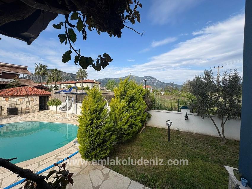 3+1 Villa Zum Verkauf Auf Einem 566 M² Großen Grundstück In Dalyan Gülpınar