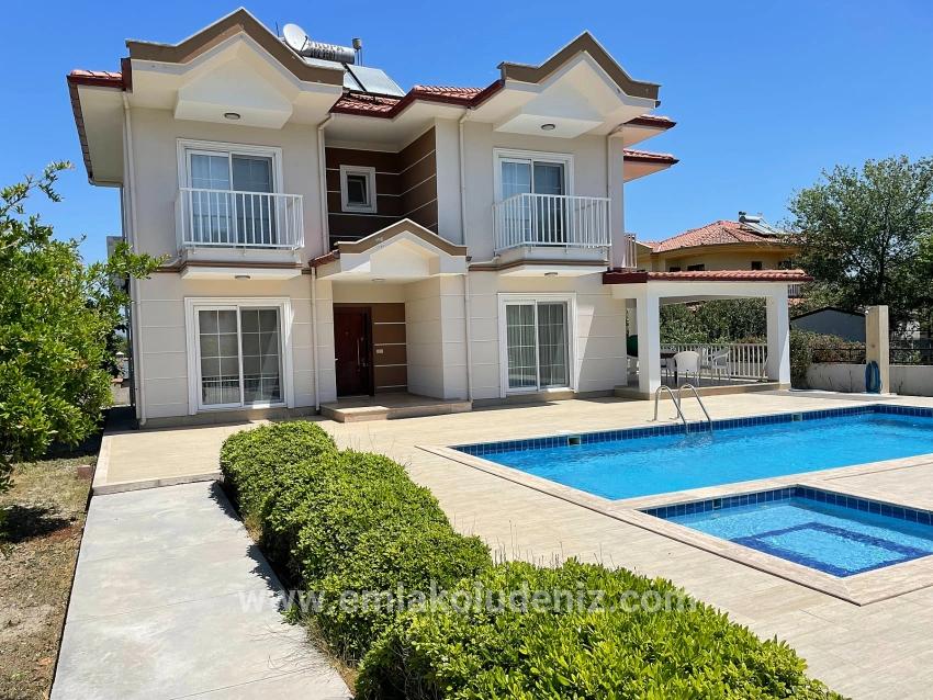 4+1 Villa Zum Verkauf Auf Einem 579 M² Großen Grundstück In Dalyan Gülpınar