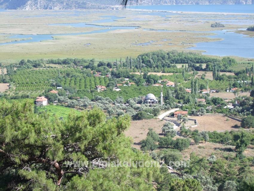 19.334 M² Großes Grundstück Zum Verkauf In Çandır, Köyceğiz.