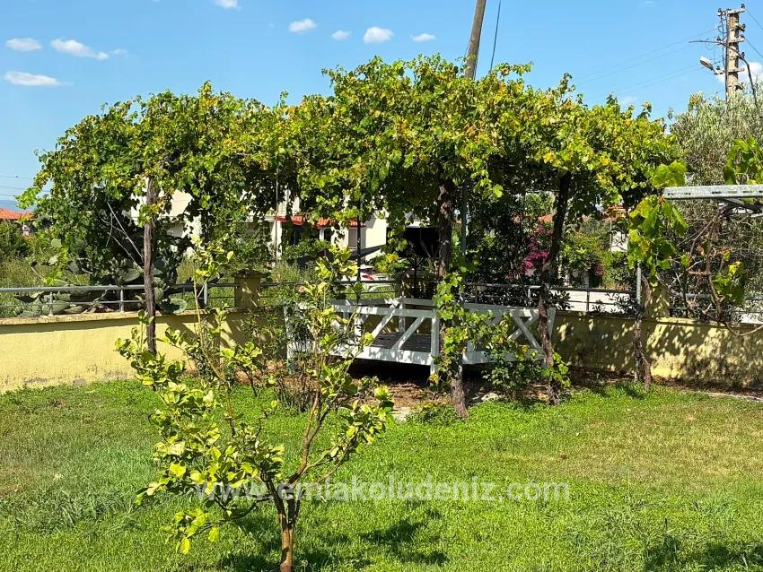 Dalyan Gülpınar 1000m2 Plot Of Land Inside 4+2 For Sale Villa