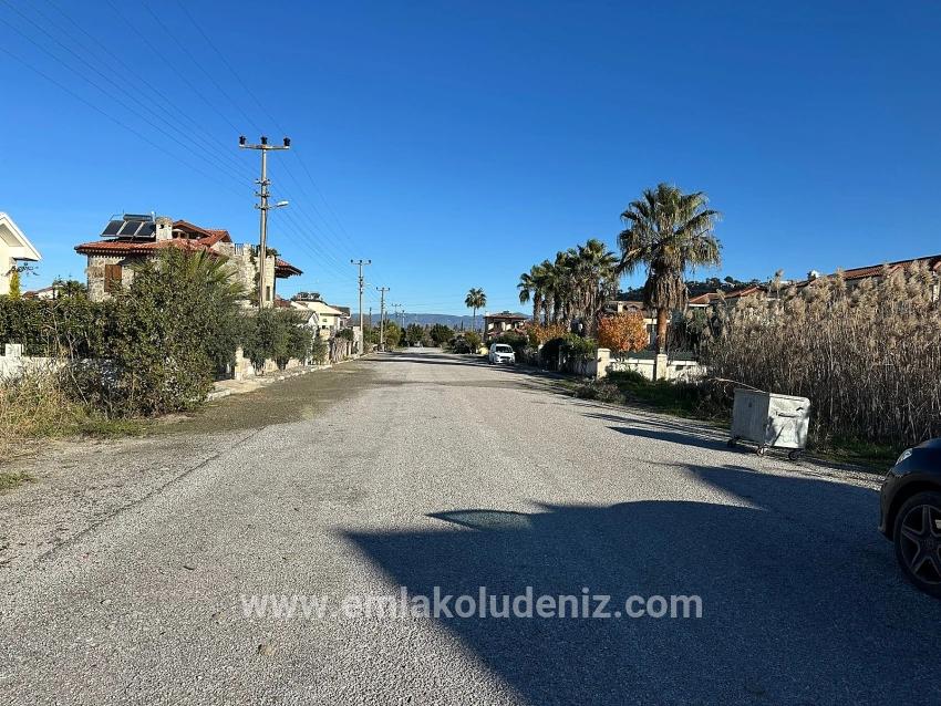 841m2 Plot Of Land For Sale In Dalyan Gülpınar With 15% Zoning.