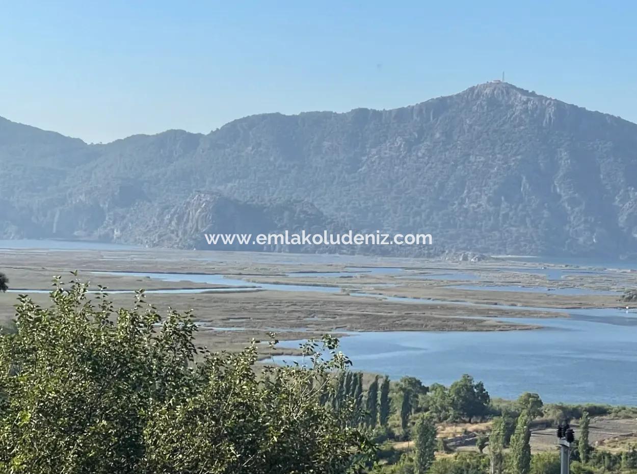 Çandır Full Sea And Lake View 500M2 2B Field For Sale