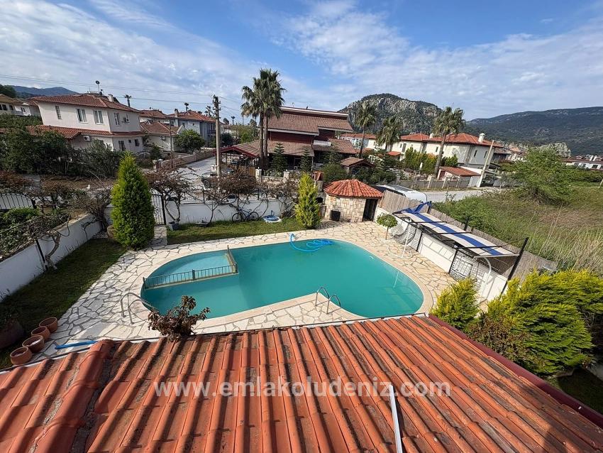 Dalyan Gülpınar'da 566m2 Arsa İçerisinde 3+1 Satılık Villa