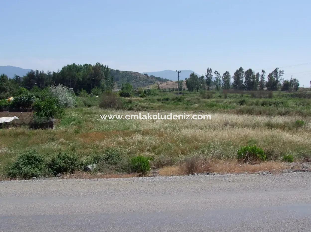 Fethiye Satılık Ticar Arsa Anayola Sıfır 2500M2 Satılık Kelepir Arsa