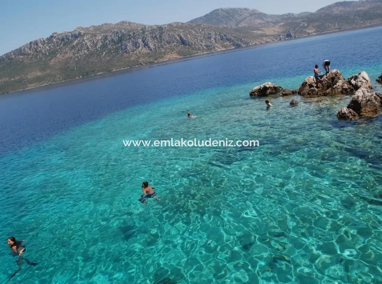 Bozburunda Satılık Villa Denize Sıfır Satılık Özel Koy