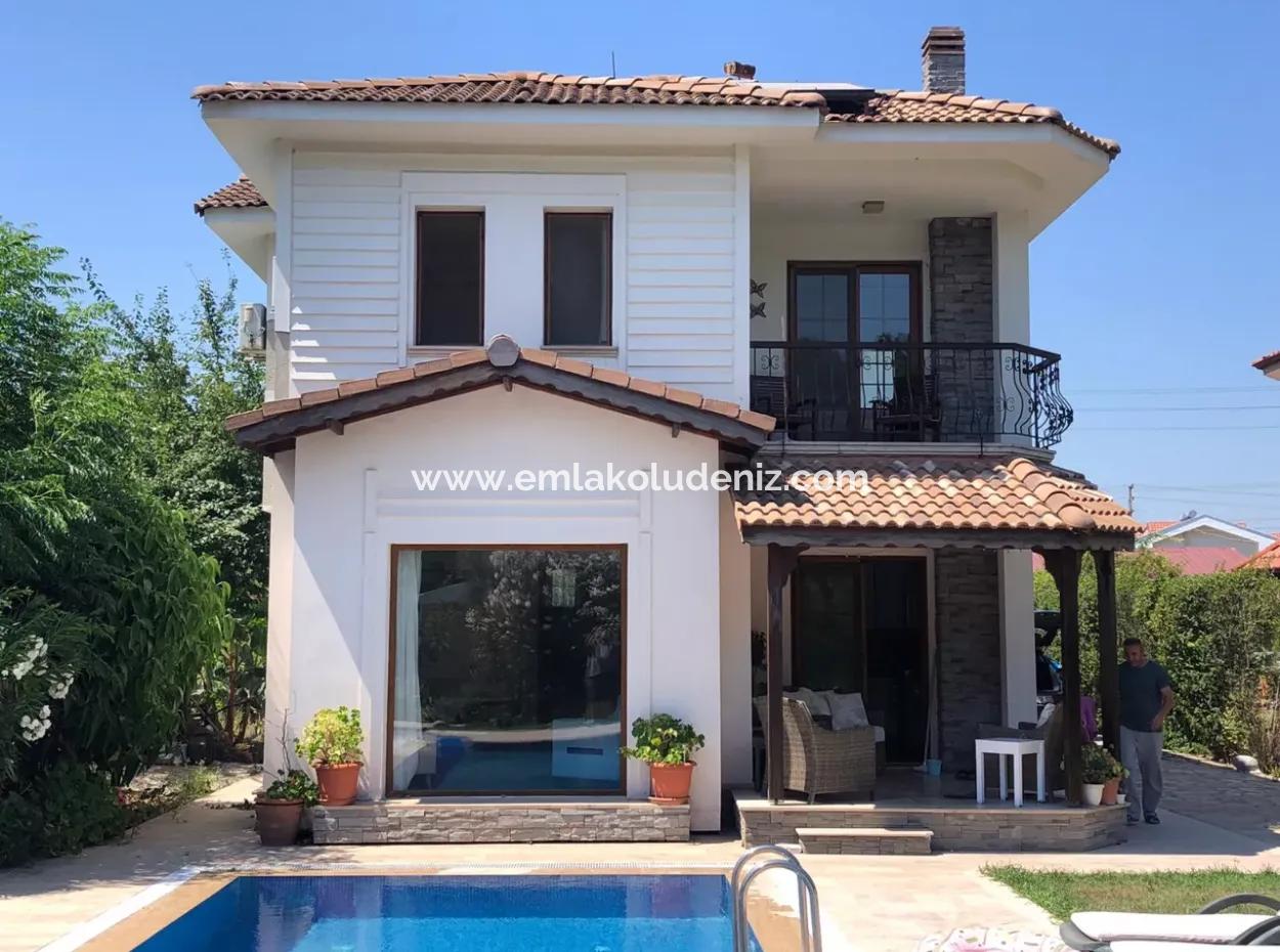Dalyan Satılık Villa 615M2 Arsa İçinde 3+1 Satılık Villa
