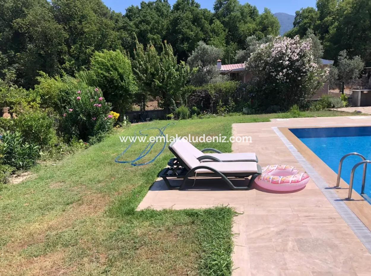 Dalyan Satılık Villa 615M2 Arsa İçinde 3+1 Satılık Villa